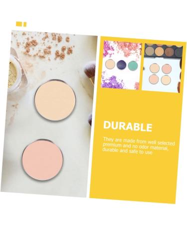 Beavorty 100 Pcs Eye Shadow Disk Eyeshadow Makeup Pans Diy Cosmetic Pallet Miss Plate Stainless Steel - Buy Online on SooperMarket.com
