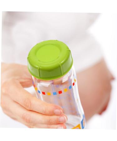 Vaguelly 10pcs Baby Bottle Seal Cap Lids Travel Organiser Flow Girls Baby Bottle Lid Replacement Kit Narrow Neck Feeding Bottle Caps Supply Food Girl Child Bottles Green 4.3x4.3x1.5cm - Buy Online on SooperMarket.com