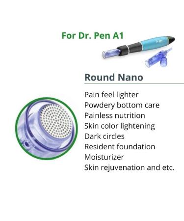 Dr. Pen Ultima A1 Replacement Cartridges (20 Pack) - Round Nano 0.25mm Bayonet Slot - Disposable Parts - Buy Online on SooperMarket.com