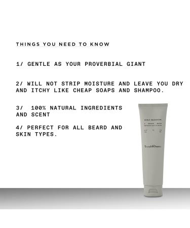 Buy TRIUMPH & DISASTER Noble Endeavour Beard Wash - Gentle Sulfate-Free Cleansing Foam | 5.07 oz | International Shipping Available - Buy Online on SooperMarket.com