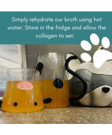 Boil & Broth Beef Broth Powder for Dogs | 100% Pure Collagen | Grass-Fed Bones | Hip & Joint Support | Digestion | 21 Servings - Buy Online on SooperMarket.com