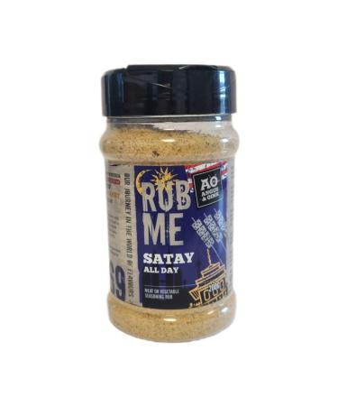 Angus & Oink | Rub Me Satay Seasoning | Peanut-Free Flavour Explosion | Perfect for BBQ Skewers & Sauces | Authentic Indonesian & Malaysian Inspiration | 200g