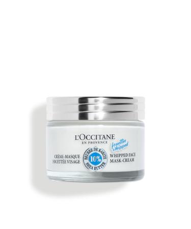 L'OCCITANE Moisturizing and Soothing Whipped Shea Mask | Comforting and Nourishing Daily Cream Mask for All Skin Types Face Mask 156 g (Pack of 1)