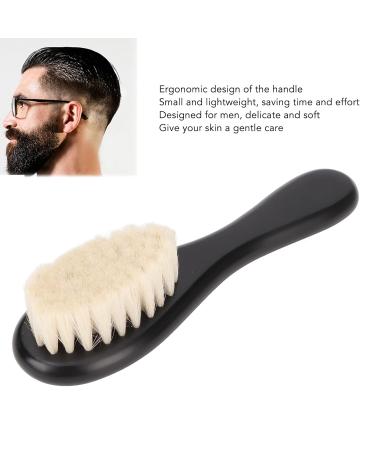 Professional Hairdresser Beard & Fade Brush - Wooden Handle Cleaning Brush for Men - Buy Online on SooperMarket.com