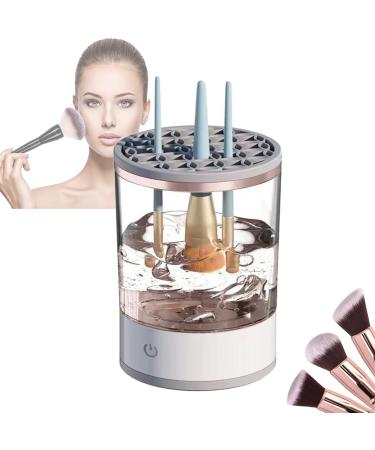 Electric Makeup Brush Cleaner Electric Automatic Cosmetic Brush Cleaner Makeup Brushes Cleaner Makeup Brush Storage Box for All Size Makeup Brush