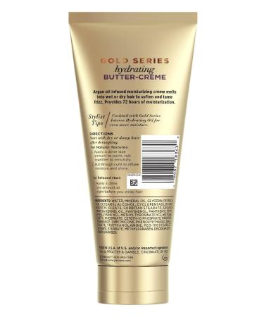 Pantene Gold Series Butter-Creme Hydrating 6.8oz Tube (201ml) - 3 Pack - Buy Online on SooperMarket.com