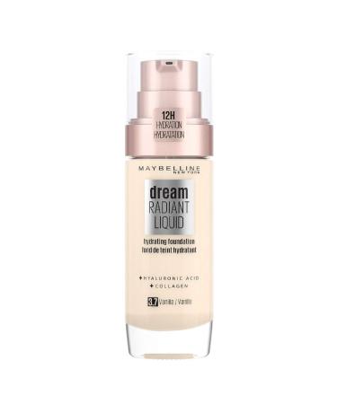 Maybelline New York Make Up Dream Radiant Liquid Make-Up Liquid Foundation No. 37 Vanilla 30 ml No. 37 Vanilla 1 piece (1 Pack)