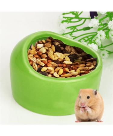 CAJHFIZHANGU 1pc Gradient Side Hamster Ceramic Bowl Hamster Food Bowl Ceramic Water Bowl Small Animal Water Bowl Anti-bite Small Animal Food Bowl Water Feeder for Rabbit Hedgehog Guinea-Pig Green - Buy Online on SooperMarket.com
