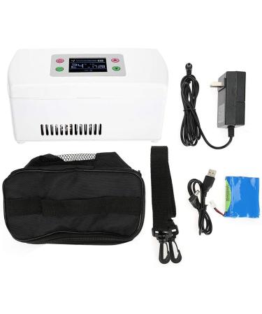 Mini Car Refrigerator Insulin Refrigerated Box Drug Insulin Vaccine Refrigerator LED Display 2-8 Insulin Cooler- Portable Insulin Mini Cooler Fridge Freezer - Buy Online on SooperMarket.com