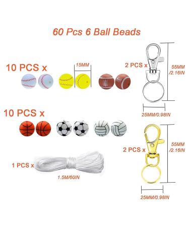 Silicone Pearls for Babies - Round Star Pearls Pacifier Clips Keychain & Toy Accessories - Buy Online on SooperMarket.com