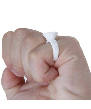100pcs Disposable Glue Ring Eyelash Extension Holders | International Shipping Available - Buy Online on SooperMarket.com