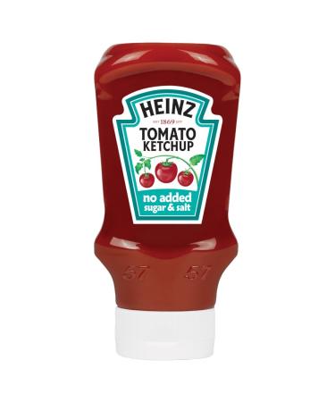 Heinz No Added Sugar & Salt Tomato Ketchup 425g Tomato Ketchup 425 g (Pack of 1)