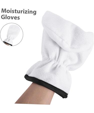 ABOOFAN 3 Pairs Maintenance Essential Oil Gloves Hot Wax Bath Shower Gloves Paraffin Bath Bags Paraffin Wax Bath Liners Warm Gloves Heat Hand Cover Flannel Hyperthermia White Spa - Buy Online on SooperMarket.com