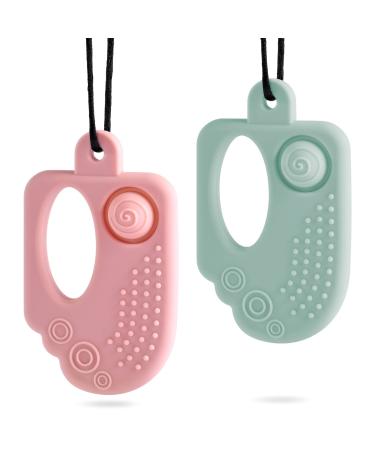 Chew Necklace for Sensory Kids  Seeway Ice Cream POP Chewy Necklace  BPA Free Teether Toy  Effective Relief of Teething Discomfort in Infants Autism Chew Toys for Boys Girls with ADHD  Anxiety  SPD