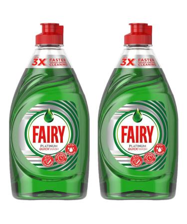 2 x 383ml Original Washing Up Liquid Dishes Grease Cleaner