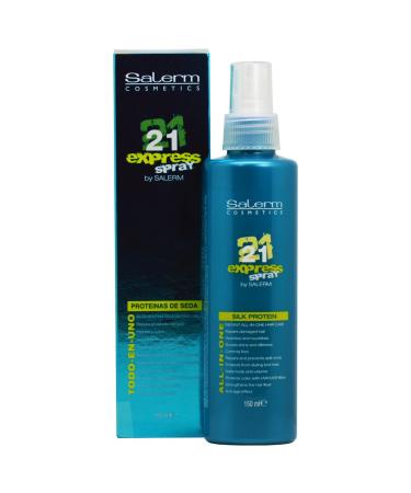 Salerm Cosmetics 21 Express Spray -All-in-one Silk Protein 150 Ml/5.04oz