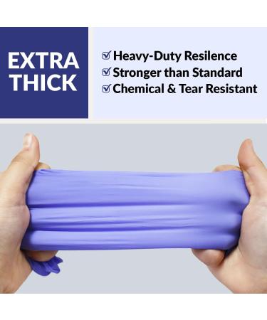 Klex Nitrile Exam Gloves - Medical Grade, Powder & Latex Free, Food Safe, Lavender - 100, 300, 1000 Count - S M L XL - Medium Size - Buy Online on SooperMarket.com