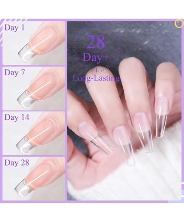 Saviland Builder Nail Gel - 100g/3.5oz Clear Hard Gel for Nail Extensions and Strengthening - DIY Manicure Art - Buy Online on SooperMarket.com