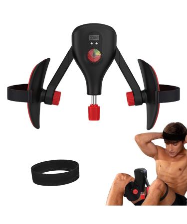 Thigh trainer pelvic floor trainer for women men leg press for home with an intelligent counting chip thigh training device adjustable angle and strength for men and women.