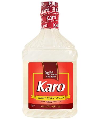 Karo Light Corn Syrup with Real Vanilla 32oz Bottle (Pack of 2) + Measuring Spoon - Buy Online on SooperMarket.com