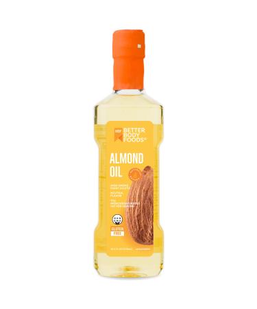 BetterBody Foods Naturally Refined Cooking Oil, Almond Oil, 16.9 Fl Oz