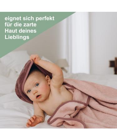 Wolimbo Personalized Hooded Towel for Baby & Children - Purple Lilac - 100x100 cm - Unique Name & Motif - Buy Online on SooperMarket.com