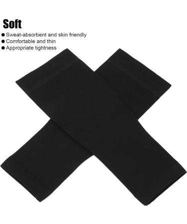 Black Calf Compression Cuffs for Men & Women | S to XXL | Soft Elastic Leg Socks for Running Baseball Hiking & Travel - Buy Online on SooperMarket.com