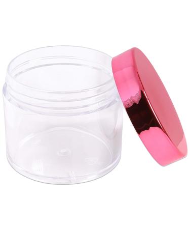 Beauticom 2 oz./ 60 Grams/ 60 ML Thick Wall Round Clear Plastic LEAK-PROOF Jars Container with ROSE GOLD Lids for Cosmetic  Lip Balm  Creams  Lotions  Liquids (12 Jars  Rose Gold) 12 Jars Rose Gold - Buy Online on SooperMarket.com