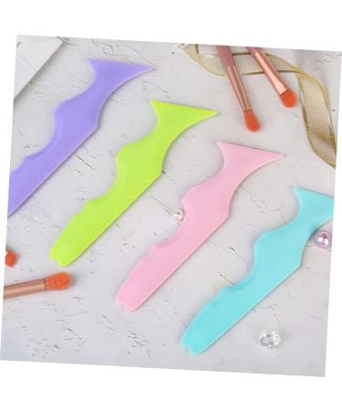 MAGICLULU 6 Pcs Silicone Eyeliner Make up Aid Make up Stencils Makeup Eyeliner Purple Cosmetic - Buy Online on SooperMarket.com