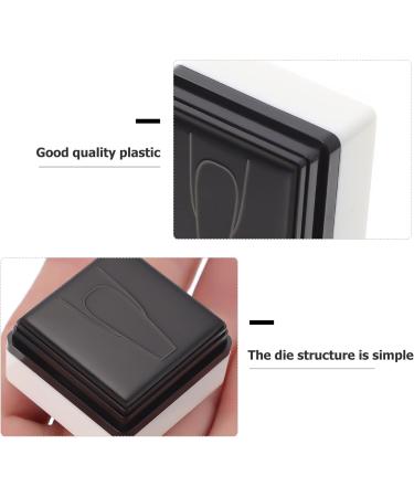 Nail Practice Stamp Nail Dyhadrator Manicurist Manicure Practice Stamper Nail Practice Tool Silicone Nail Stamper Nail Tools Manicure Art Practice Stamper Manicure Supply Seal Mold White - Buy Online on SooperMarket.com
