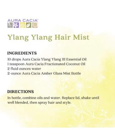 Aura Cacia Ylang Ylang Essential Oil - 100% Pure, 0.5 fl oz (15 ml) - Buy Online on SooperMarket.com