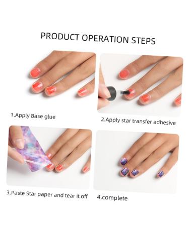 FRCOLOR 2pcs Nail Salon Nail Art Design Nail Lacquer Nail Polish Remover Artificial Nails Repair Glue Manicure Diy Art Nail Art Foil Glue Nail Gel Lacquer Star Paper Phototherapy Glue 7*3.3*1cmx2pcs Blackx2pcs - Buy Online on SooperMarket.com