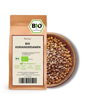 Camelur 250g organic coriander seeds - aromatic coriander seeds without additives - coriander -seed organic in biodegradable packaging