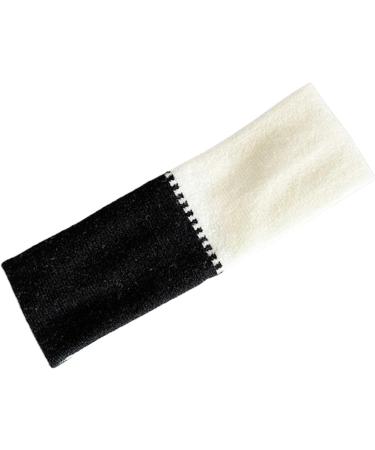 JSGHGDF Harajuku Women Knitted Headband Panda Elastic Wide Hairband Yoga Sport Stretch Headwrap Turban 2 - Buy Online on SooperMarket.com