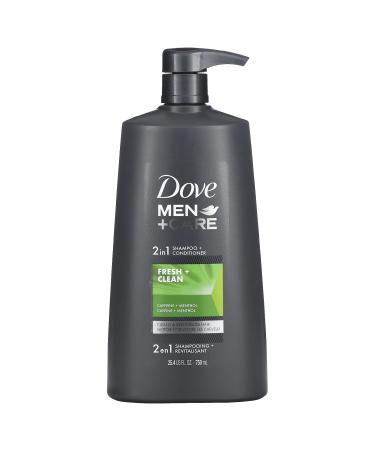 Dove Men+Care 2 in 1 Shampoo + Conditioner Fresh & Clean 25.4 fl oz (750 ml)