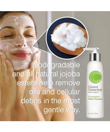 CONTROL CORRECTIVE Cucumber Bead Cleanser 6.7 Oz - Gentle Daily Exfoliation for All Skin Types - Buy Online on SooperMarket.com
