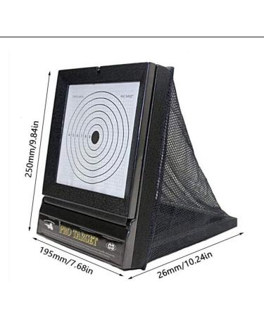 Portable Airsoft Aim Target with Catcher Net - Shooting Training Device, Stand & Paper Target for BB Bullets Recycling - Durable & Portable Black Net Trap - Buy Online on SooperMarket.com