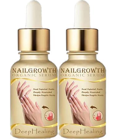 NailGrowth DeepHealing Organic Serum NailGrowth Nail Serum Reconstrux Nail Growth Nail Growth and Strengthening Serum Nail Serum for Growth and Repair for Damaged Nails (2pcs)