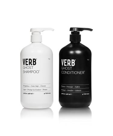 Verb Ghost Shampoo + Ghost Conditioner Duo - 32 oz / 1 L (2 count)