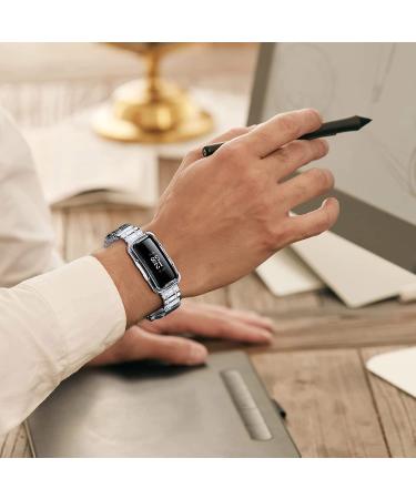 ANCOOL Clear Protective Case Band for Fitbit Inspire 2 - Black - Buy Online on SooperMarket.com
