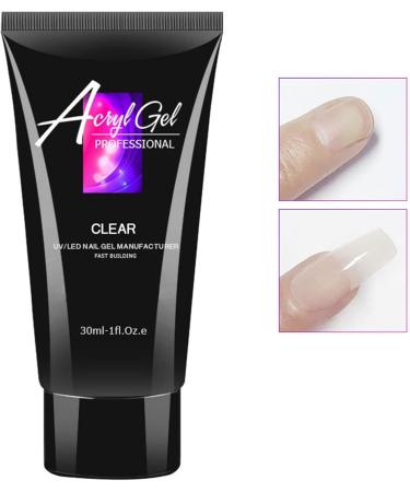 Joyeee Professional Nail Extension Gel Kit 30ml 9 Colours Poly Nail Gel Acrylic Nail Builder Enhancement Crystal Gel Set for Nail Art Design Gel Nail Starter Kit for Beginners and Nail Technician #6 - Buy Online on SooperMarket.com