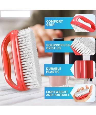 Nail Clean Brush Set - Double Sided Finger Cleaning Brushes (3 Pcs) | Strong Bristles, Ergonomic Handle | Ideal for Fingernails & Toenails - Buy Online on SooperMarket.com
