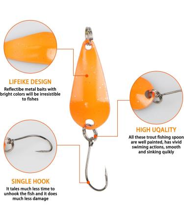 Buy Spinner Turn Signal Set & 43-Piece Trout Bait Spoon Set | Ideal for Pike Perch and Trout Fishing - Buy Online on SooperMarket.com