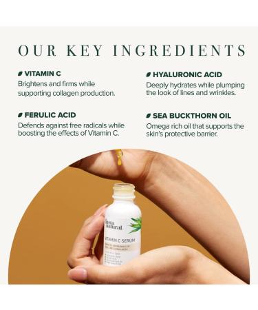 InstaNatural Vitamin C Serum 1 fl oz | Brighten & Revitalize Skin - Buy Online on SooperMarket.com