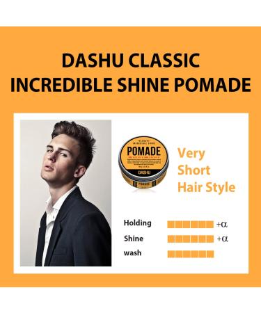 DASHU Classic Incredible Shine Pomade 3.5oz - Strong Hold & High Shine Hair Styling Pomade - Buy Online on SooperMarket.com