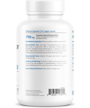 Body Energy Club Creatine HCL - Superior Solubility for Rapid Absorption - Enhanced Muscle Performance & Lean Muscle Gains - No Water Retention Easy on Digestion - 750mg Capsules - Buy Online on SooperMarket.com