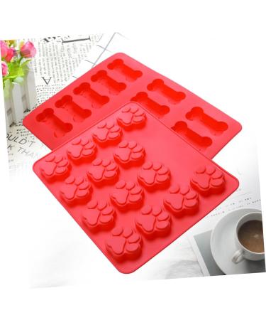 FRCOLOR 6 Pcs Cajas para Con Chocolate Cookie Cake Silicone Cupcake Cake Mold Silicone Dog Bone Cake Molding Dog Paw Cake Mold Cake Mold for Baking Animal Cute mediumx3pcs - Buy Online on SooperMarket.com