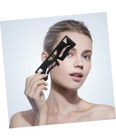 Mikinona 2pcs Eyebrow Ruler Microblading Ruler Stencil Mini Eyebrow Drawing Ruler Designer Eyebrow Trimming - Buy Online on SooperMarket.com