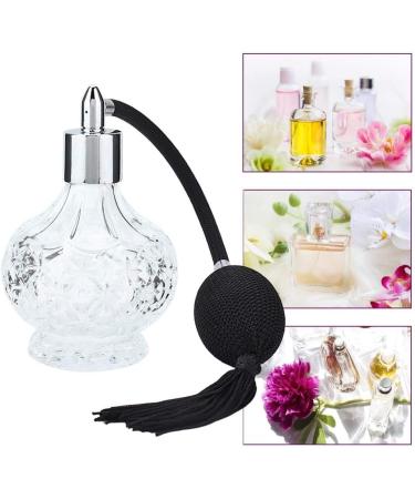 Retro Refillable Perfume Bottle 80ml - Unique Carved Atomizer with Tassel - International Shipping Available - Buy Online on SooperMarket.com