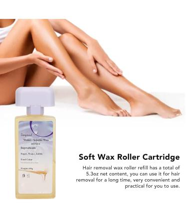 Professional Soft Wax Roller Cartridge for Whole Body Hair Removal - Portable Wax Strips for Home & Salon Use (Honey) - Buy Online on SooperMarket.com
